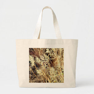 Bolsa Tote Grande grama seca no deserto