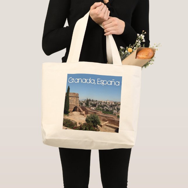 Bolsa Tote Grande Granada, España (Frente (produto))