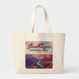 Bolsa Tote Grande Grand Canyon National Park Arizona Retro