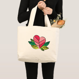 Bolsa Tote Grande Grande Coração de Mamacita