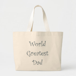 Bolsa Tote Grande Grande Pai do Mundo