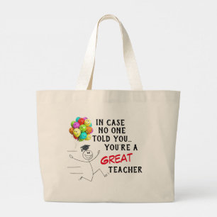 Bolsa Tote Grande “Grande Professor”