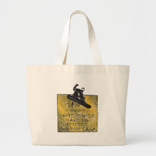 Bolsa Tote Grande Gravidade - Snowboarder