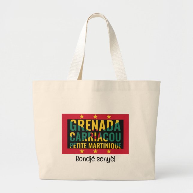Bolsa Tote Grande GRENADA personalizável (Frente)