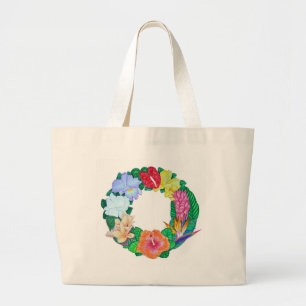 Bolsa Tote Grande Grinalda tropical