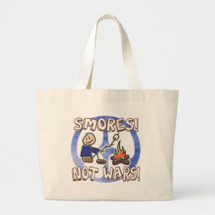 Bolsa Tote Grande Guerras de S'mores não