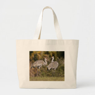 Bolsa Tote Grande Guindastes de Sandhill