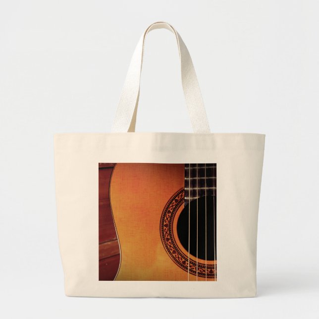 Bolsa Tote Grande Guitarra acústica (Frente)