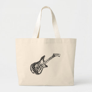 Bolsa Tote Grande Guitarra elétrica