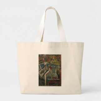 Bolsa Tote Grande guitarrista abstrato
