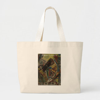 Bolsa Tote Grande guitarrista abstrato III