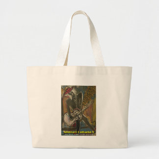 Bolsa Tote Grande guitarrista abstrato V