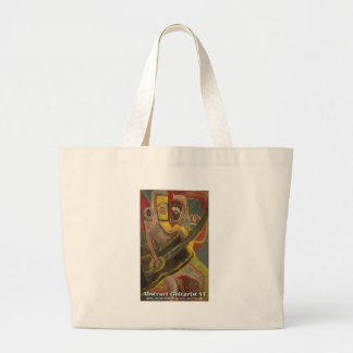 Bolsa Tote Grande guitarrista abstrato VI