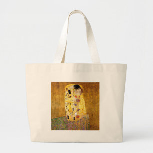 Bolsa Tote Grande Gustav Klimt A Pintura Clássica Beija