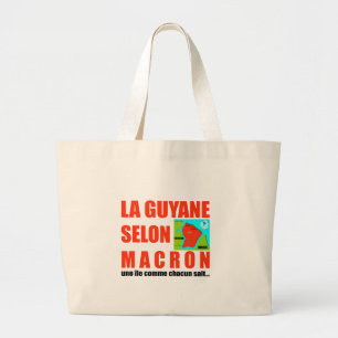 Bolsa Tote Grande Guyane selon Macron est une île