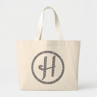 Bolsa Tote Grande H monograma com saco de tota