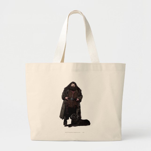 Bolsa Tote Grande Hagrid e Cão (Frente)