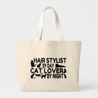 Bolsa Tote Grande Hair Stylist Cat Lover