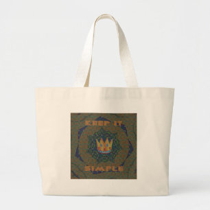 Bolsa Tote Grande Hakuna matata mantém isso simples