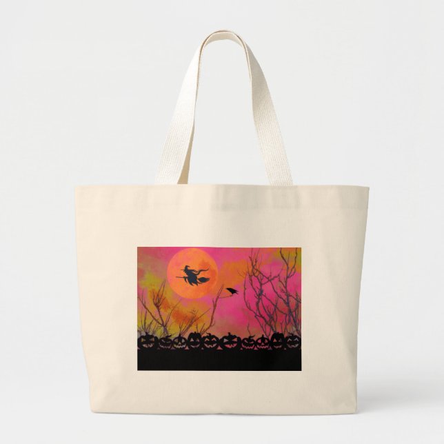 Bolsa Tote Grande Halloween (Frente)