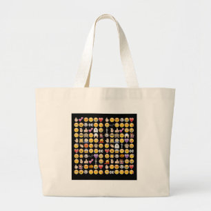 Bolsa Tote Grande halloween emoji