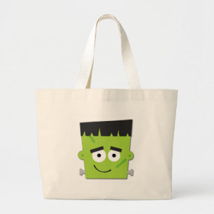 Bolsa Tote Grande Halloween Frankenstein T-shirts e presentes