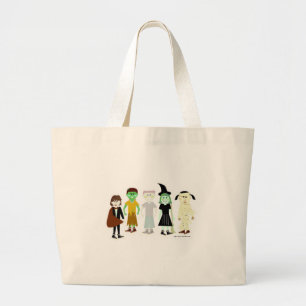 Bolsa Tote Grande Halloweenies Junior Characters No Halloween