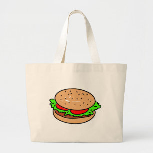 Bolsa Tote Grande hamburguer