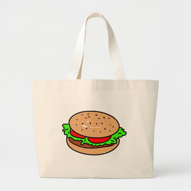 Bolsa Tote Grande hamburguer (Frente)