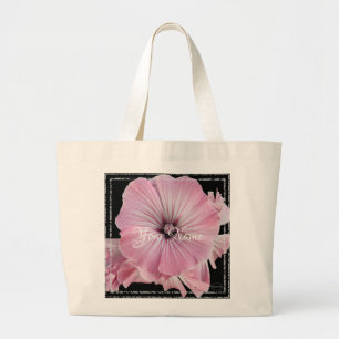 Bolsa Tote Grande HAMbyWG Flor Rosa Pálido