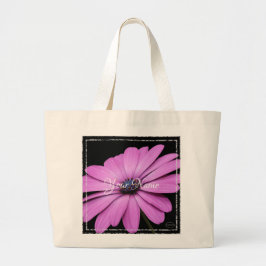 Bolsa Tote Grande HAMbyWG - Flores Violet Daisy