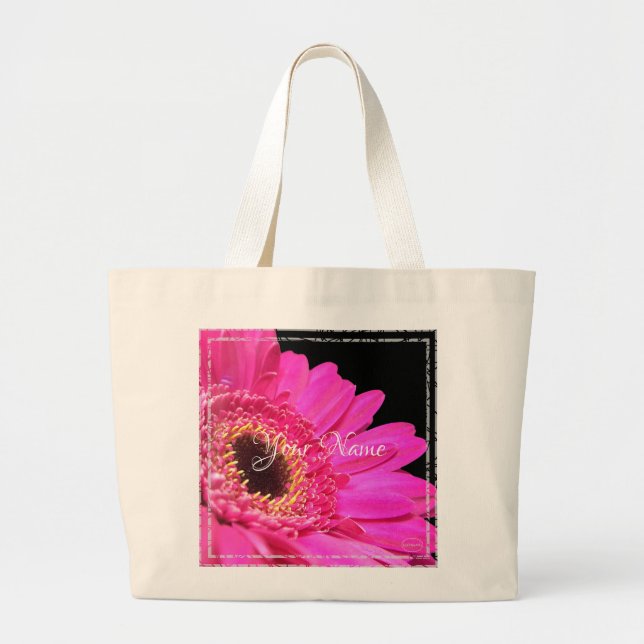 Bolsa Tote Grande HAMbyWG - Margarida Gerber Rosa (Frente)