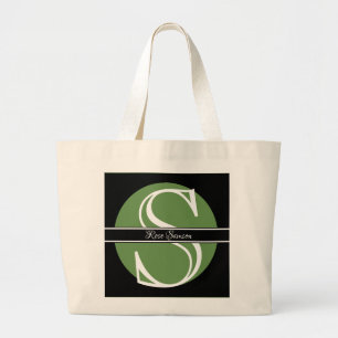 Bolsa Tote Grande HAMbyWG - Saco de Tote - Nome inicial w