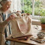 Bolsa Tote Grande Hand embroidered Tote Bag<br><div class="desc">This is a cute hand embroidered effect customised tote bag for your shopping.</div>