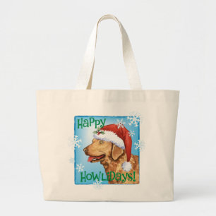Bolsa Tote Grande Happy Howliday Chessie