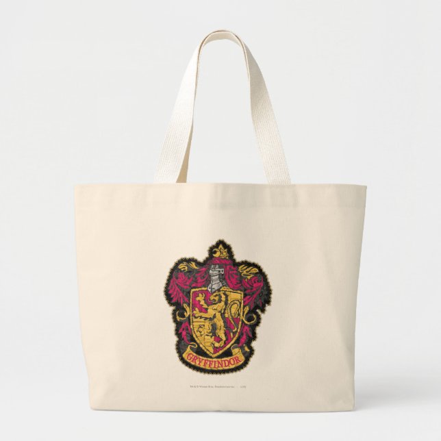 Bolsa Tote Grande Harry Potter | Brasão da Casa Gryffindor (Frente)