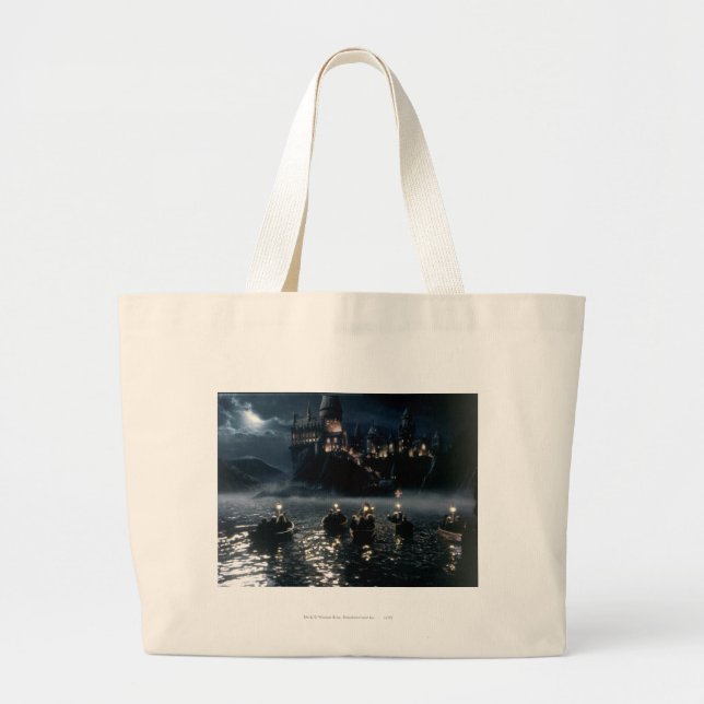Bolsa Tote Grande Harry Potter Castle | Chegada em Hogwarts (Frente)
