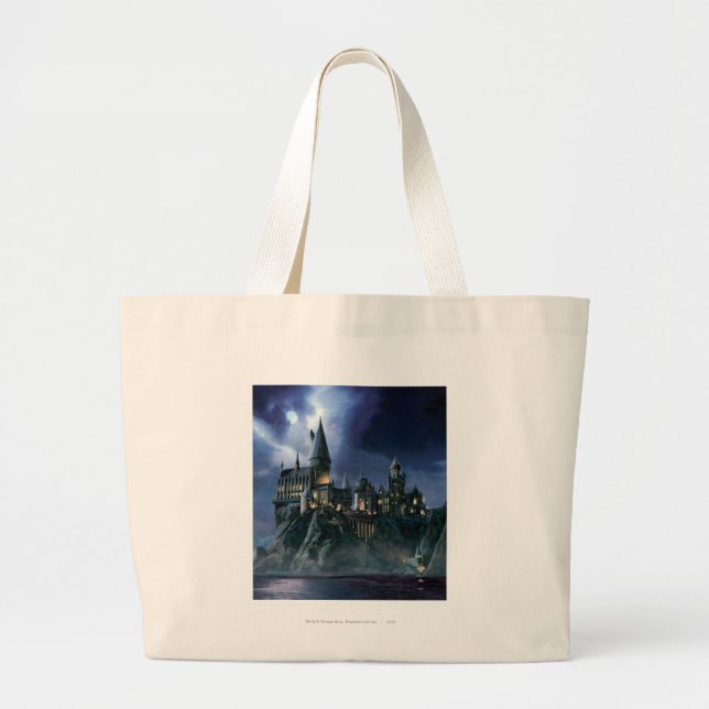 Bolsa Tote Grande Harry Potter Castle | Hogwarts lunáticos (Frente)