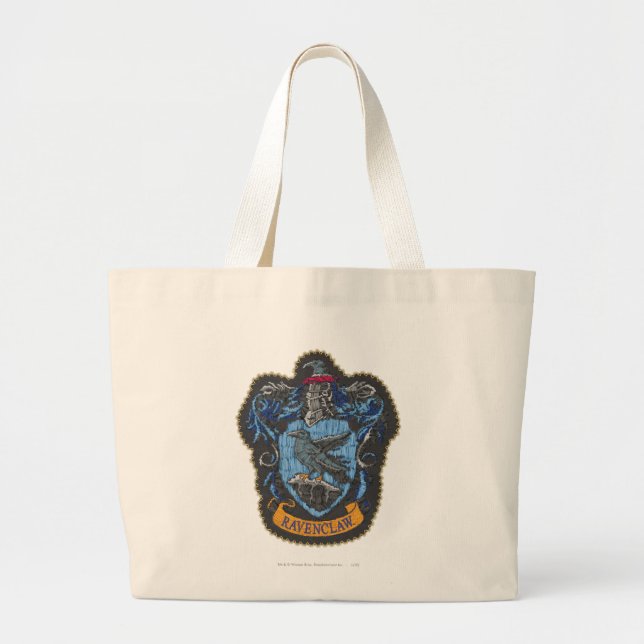 Bolsa Tote Grande Harry Potter | Crest Clássico De Ravenclaw (Frente)