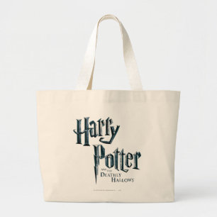 Bolsa Tote Grande Harry Potter e o Logotipo Mortal 1