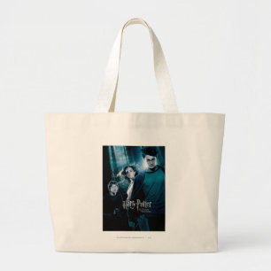 Bolsa Tote Grande Harry Potter Ron Hermione Em Floresta