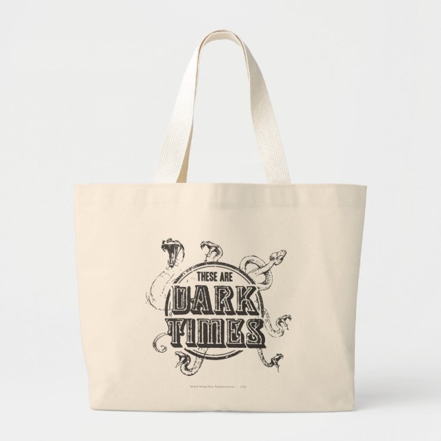 Bolsa Tote Grande Harry Potter Spell | Tempos Escuros (Frente)