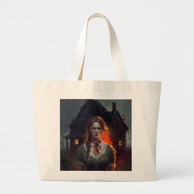 Bolsa Tote Grande Haunting house (Frente)
