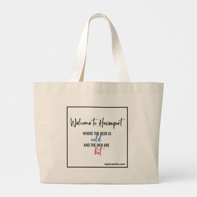 Bolsa Tote Grande Havenport Tote Bag  (Verso)