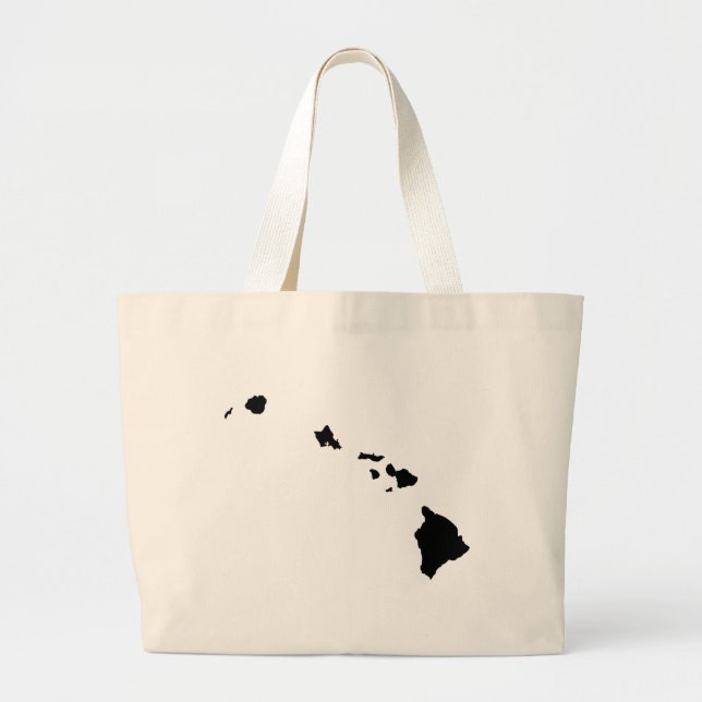 Bolsa Tote Grande Hawaii Island Chain Tote Bag (Frente)