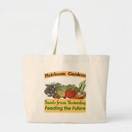 Bolsa Tote Grande Heirloe Gardens Green dizendo