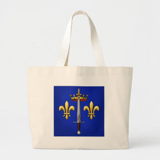 Bolsa Tote Grande Heráldica de Joana do arco Jeanne D'Arc