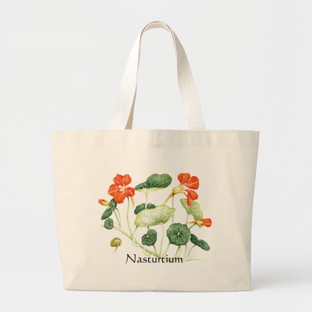 Bolsa Tote Grande Herb Garden Series - Nasturtium (Frente)