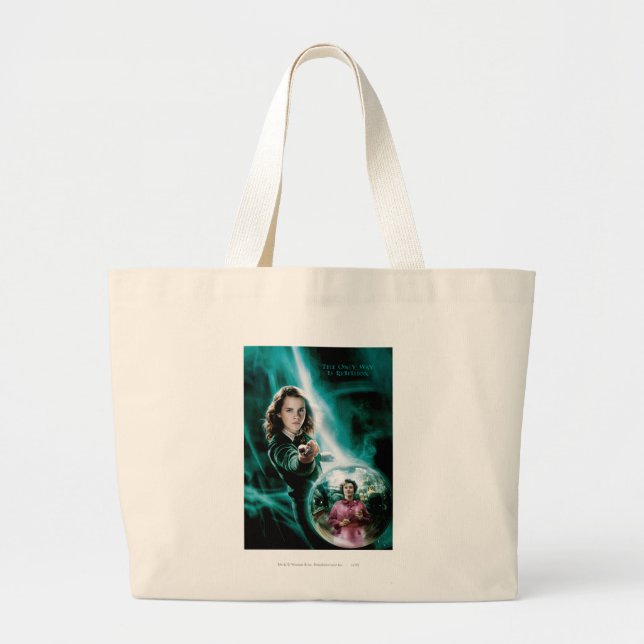 Bolsa Tote Grande Hermione Granger e o Professor Umbridge (Frente)