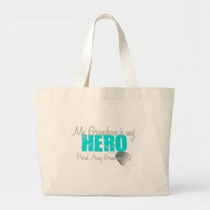 Bolsa Tote Grande Herói do neto da avó do exército